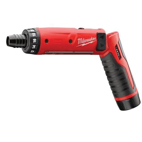 Milwaukee® M4™ 2101-22 Screwdriver Set, Tool/Kit: Kit, 44 in-lb, Quick Change Chuck, 4 V, 200 rpm, 600 rpm Speed