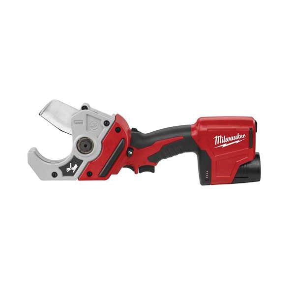 Milwaukee® M12™ 2470-21 Pipe Shear Kit, Tool/Kit: Kit, 2 in SCH 80 PVC Capacity, 12 V, Lithium-Ion Battery, 1.5 Ah