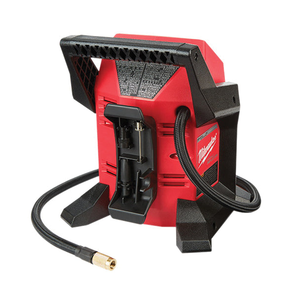 Milwaukee® M12™ 2475-20 Compact Inflator, Portable, Battery, 120 psi, 26 in L Hose, Plastic