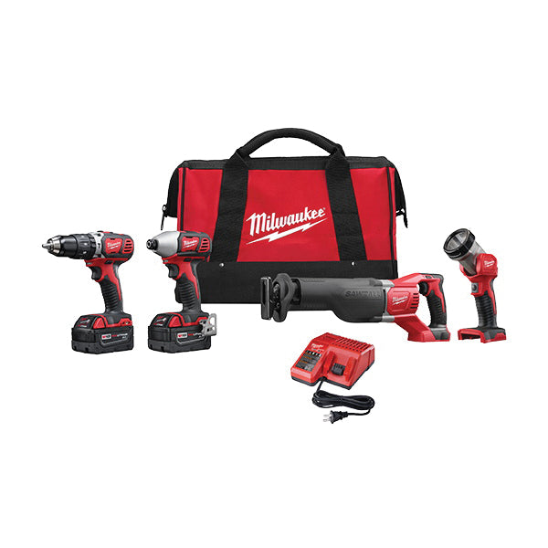 Milwaukee® M18™ 2696-24 Combo Kit, 18 V, 4 -Tool