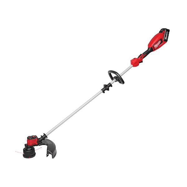 Milwaukee® M18™ 2828-21 Brushless String Trimmer Kit, 14 in W Cutting, 0.095 in Dia Line, 18 V, 73.6 in OAL