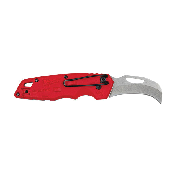 Milwaukee® FASTBACK™ 48-22-1525 Folding Knife, Hawkbill Blade, Stainless Steel Blade, 7 in OAL