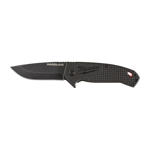 Milwaukee® HARDLINE™ 48-22-1994 Pocket Knife, 1 -Blade, Smooth Blade, 3 in L Blade, Steel Blade, Nylon/Steel Handle