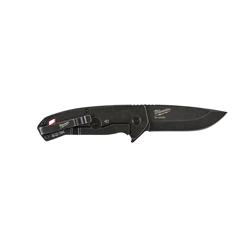 Milwaukee® HARDLINE™ 48-22-1994 Pocket Knife, 1 -Blade, Smooth Blade, 3 in L Blade, Steel Blade, Nylon/Steel Handle