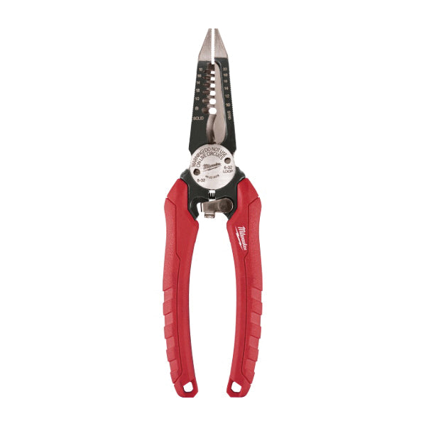 Milwaukee® 48-22-3079 Combination Wire Plier, Cushion Handle, Polypropylene Handle, 7-3/4 in OAL