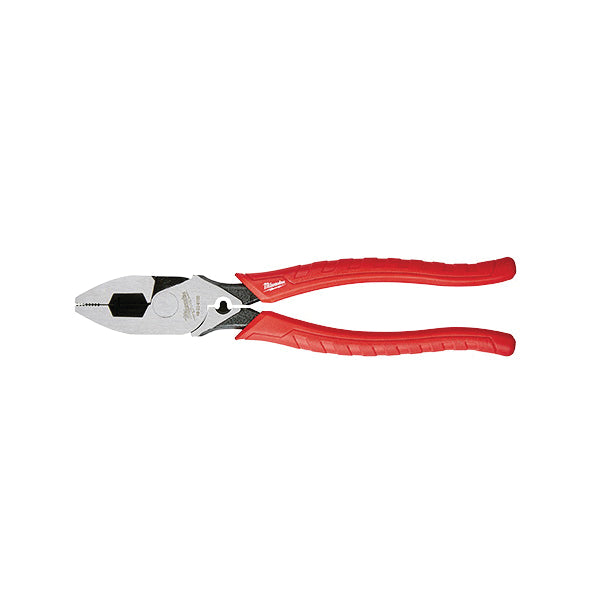 Milwaukee® 48-22-6100 Lineman's Plier With Crimper, 9 in OAL, 1.77 in Jaw Opening, 1.6 in L Jaw, Comfort Handle