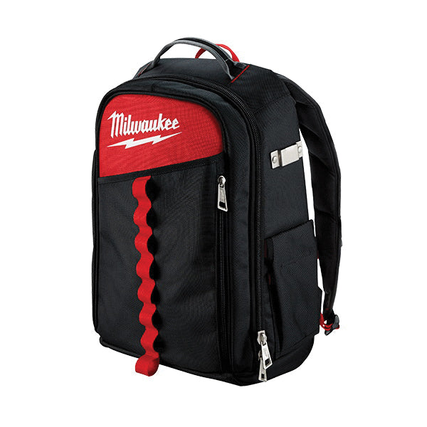 Milwaukee® 48-22-8202 Backpack, 11.8 in W, 7.87 in H, 22 -Pocket, Zipper Closure, Ballistic