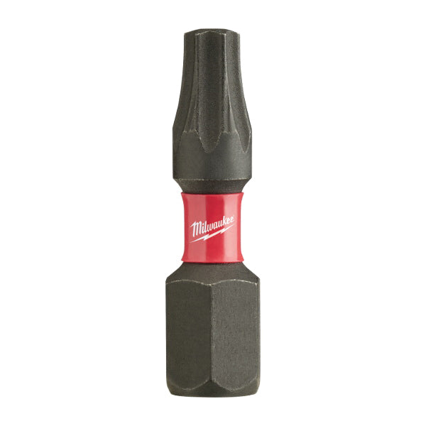 Milwaukee® SHOCKWAVE™ 48-32-4436 Insert Bit, Torx® Point, T25 Point, 1 in OAL, 1/4 in Shank, Single End, Steel