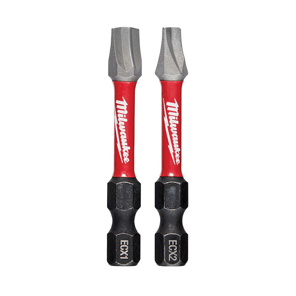 Milwaukee® SHOCKWAVE™ ECX™ 48-32-4443 Impact Bit Combination Kit, Guard Tip™, Machined Point, 2 in OAL, 2 -Piece