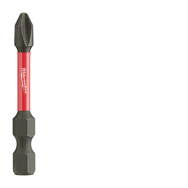 Milwaukee® SHOCKWAVE™ 48-32-4462 Power Bit, Phillips® Point, #2 Point, 2 in OAL, 1/4 in Shank, S2 Steel