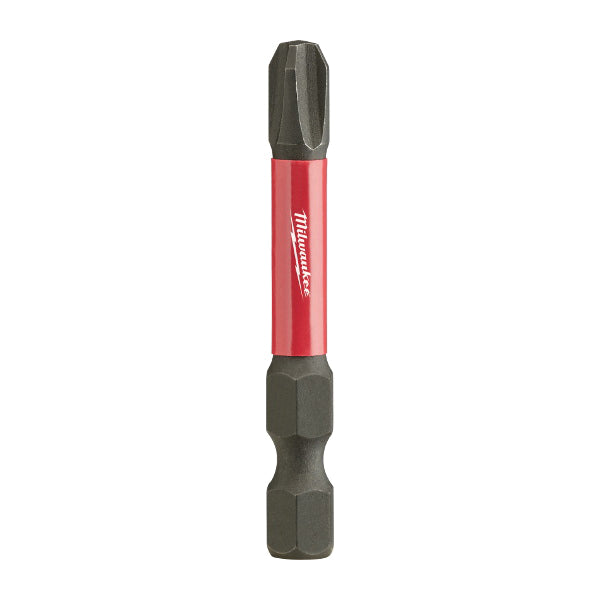 Milwaukee® SHOCKWAVE™ 48-32-4463 Power Bit, Phillips® Point, #3 Point, 2 in OAL, 1/4 in Shank, Single End, Steel