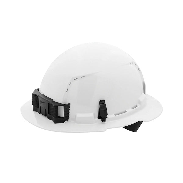 Milwaukee® 48-73-1201 Full Brim Vented Hard Hat, Full Brim, Hat Class: Class C, 4-Suspension Point, White