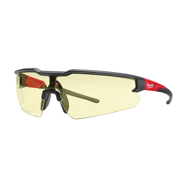 Milwaukee® 48-73-2100 Safety Glasses, Yellow Lens, Anti-Scratch Lens