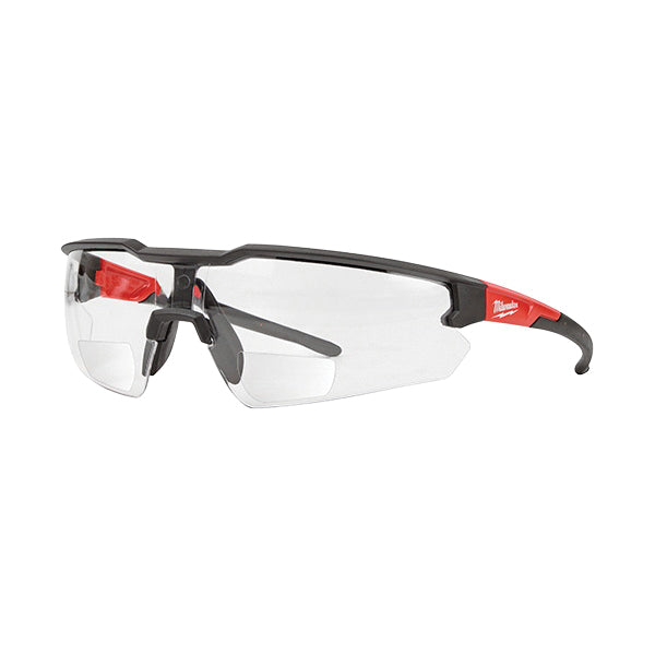 Milwaukee® 48-73-2202 Safety Glasses, +1.50 Diopter, Anti-Scratch Lens, Clear Lens