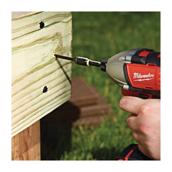 Milwaukee® SHOCKWAVE™ 49-66-4506 Magnetic Nut Driver, 7/16 in Drive, 1/4 in Shank, Hex Shank, 1-7/8 in OAL, Steel