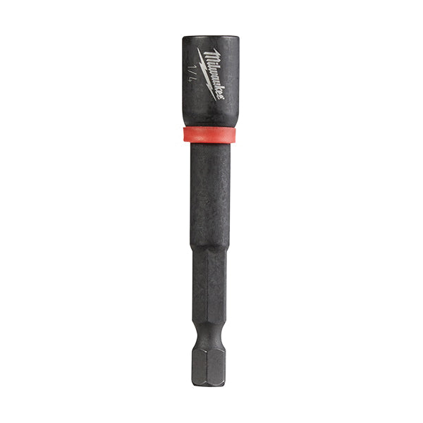 Milwaukee® SHOCKWAVE™ 49-66-4532 Nut Setter, 1/4 in Point, 2-9/16 in OAL, Steel, Black Phosphate