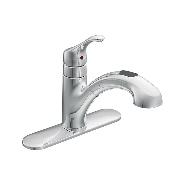 MOEN® CA87316C, Renzo™ Collection, Pull-Out, Kitchen Faucet, Chrome