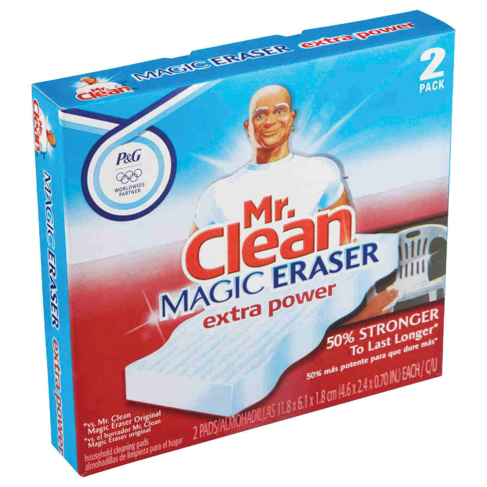 Mr. Clean 04249 Multi-Purpose Magic Eraser Cleansing Pad, 4.6 in L, 2.4 in W, Durafoam