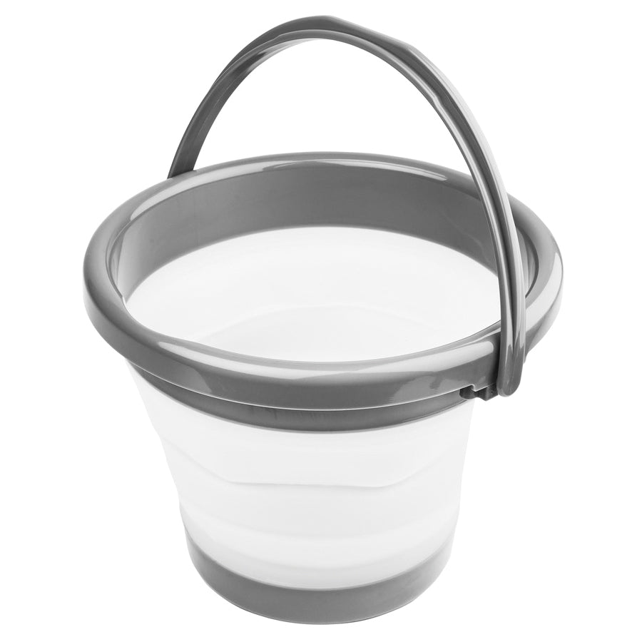 NEBO® BRITEBUCKET 6667 Collapsible Bucket With Removable LED Puck Light, 7-11/16 in H x 10-1/4 in W, 5 L Capacity