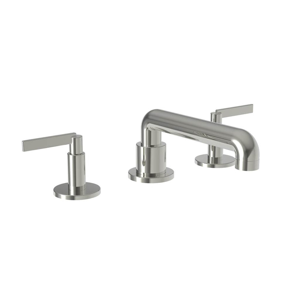 NEWPORT BRASS® 3320/15, Tolmin Collection, 2-Handle, Widespread, Lavatory Faucet, Pop-Up, Polished Nickel