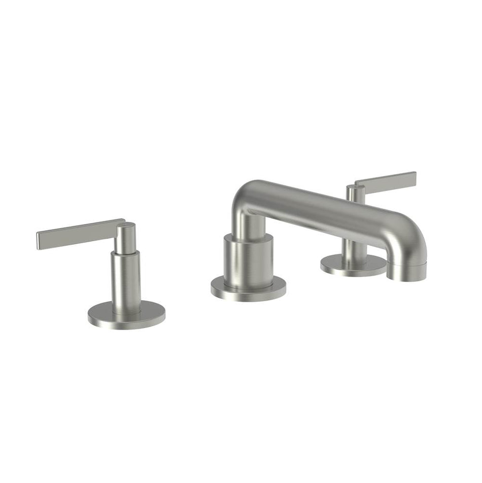 NEWPORT BRASS® 3320/15S, Tolmin Collection, 2-Handle, Widespread, Lavatory Faucet, Pop-Up, Satin Nickel