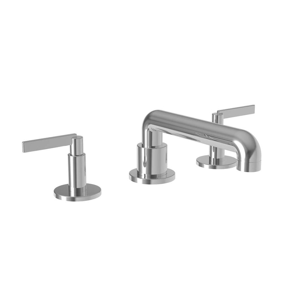 NEWPORT BRASS® 3320/26, Tolmin Collection, 2-Handle, Widespread, Lavatory Faucet, Pop-Up, Polished Chrome