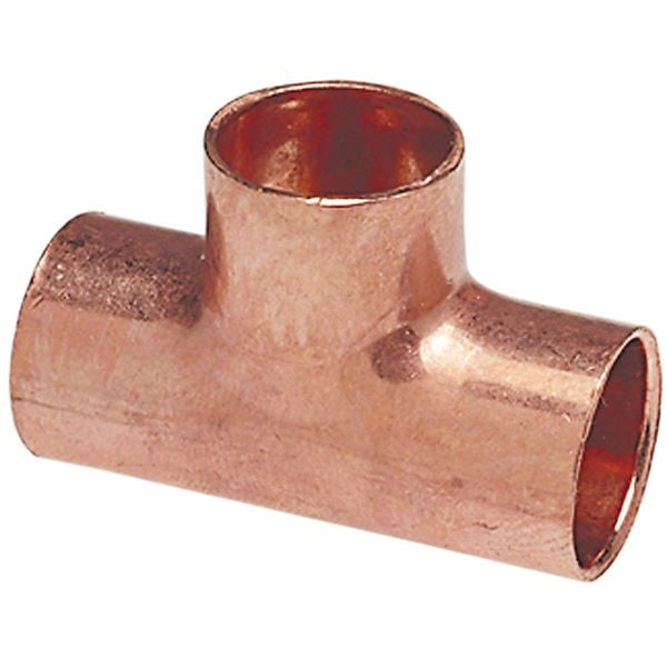 NIBCO® 9098550 Reducing Tee, 3/4 in C x 3/4 in C x 1/2 in C, Copper