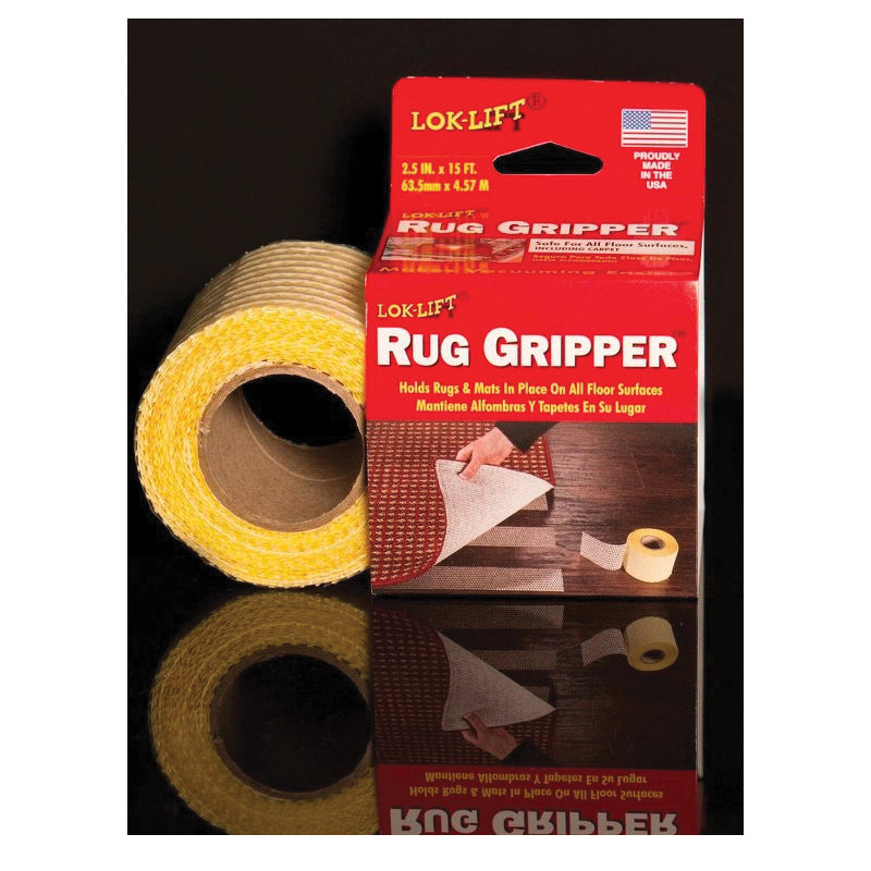 OPTIMUM® Lok-Lift® Rug Gripper™ 3-60 Indoor Non-Slip Rug Tape, Adhesive Installation, 20 in L