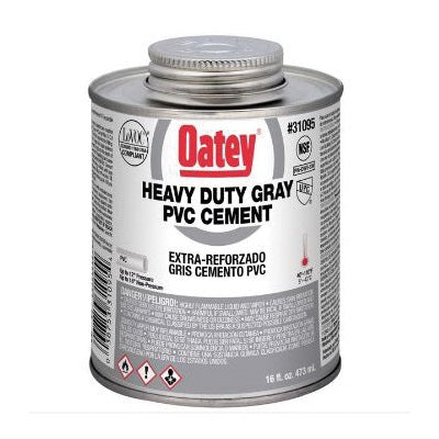 Oatey® 31095 Cement, 16 oz, Liquid, Clear, Solvent, 6 to 7 min Curing