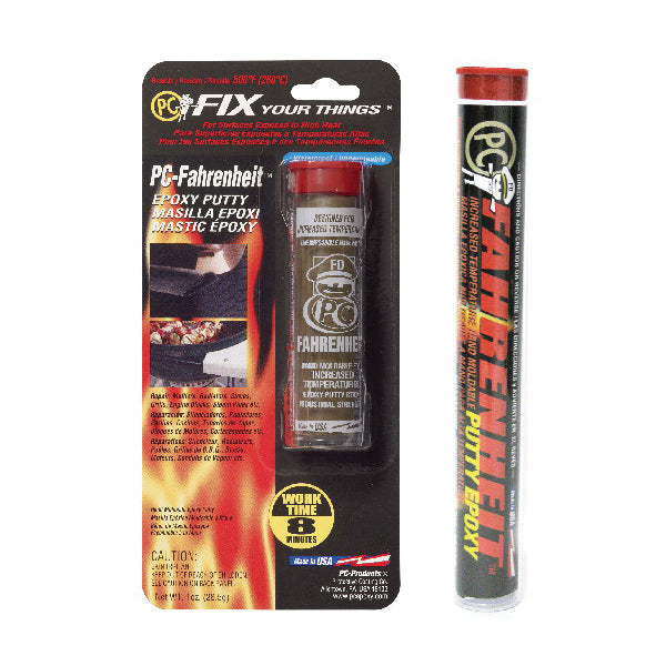 PC® PC-Fahrenheit™ Series 025567 Putty Epoxy Stick, Solid, Dark Brown, Mercaptan, 60 min Curing, 2 oz