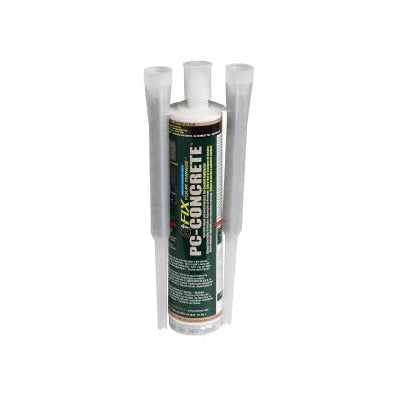 PC® PC-Concrete ™ Series 070086 Anchoring and Crack Filling Epoxy, Paste, White, Slight, 1:1 Mixing Ratio, 4 hr Curing