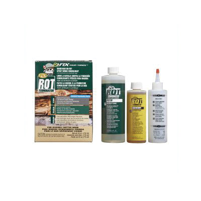 PC® PC-ROT TERMINATOR® 240618 Epoxy Rotted Wood Hardener, Liquid, Amber, 24 oz