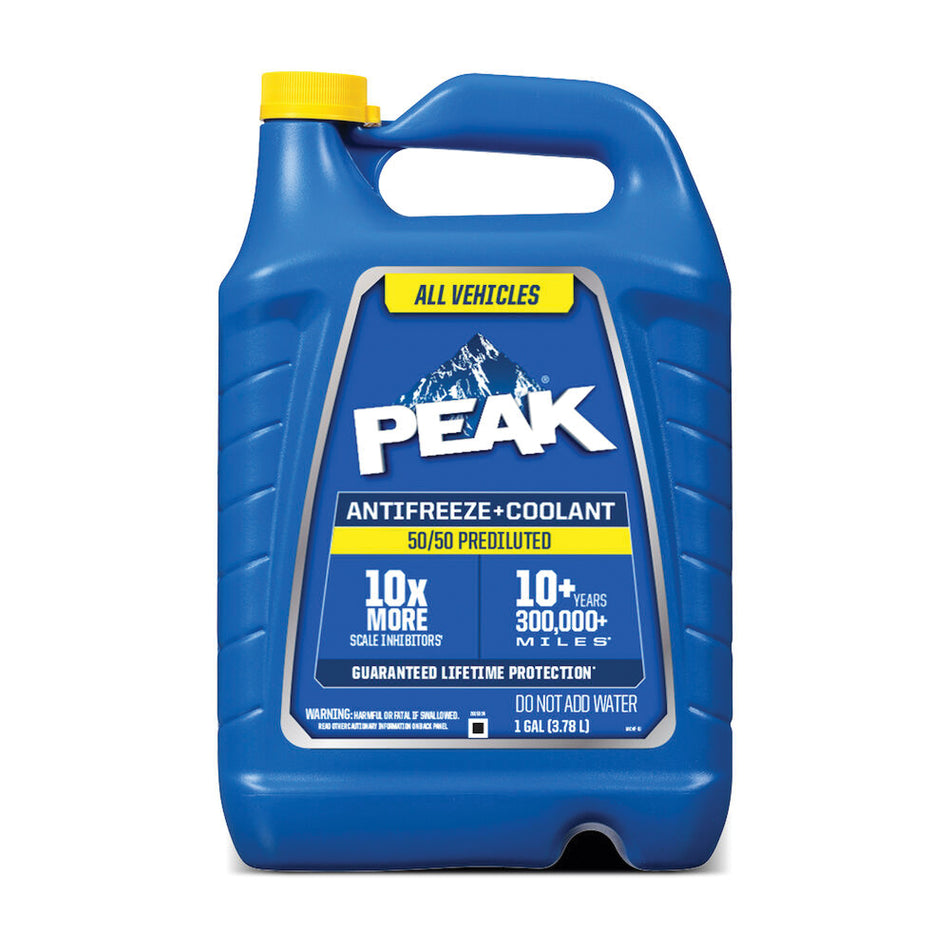 PEAK® PKPB53 Anti-Freeze and Coolant, 1 gal, Bottle, Yellow