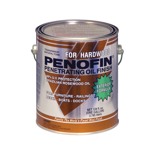 PENOFIN® F3XHW5G Wood Stain, Natural, 250 g/L VOC, 400 to 500 sq-ft/gal Coverage Area, 5 gal