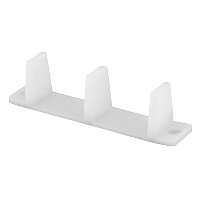 PRIME-LINE® N 6563 Sliding Closet Door Guide, 1 in W, Plastic, White, Floor Installation