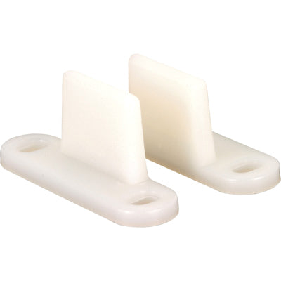 PRIME-LINE® N 6567 Sliding Closet Door Guide, Nylon, White, Floor Installation, For Use With: Variety of By-Pass Doors