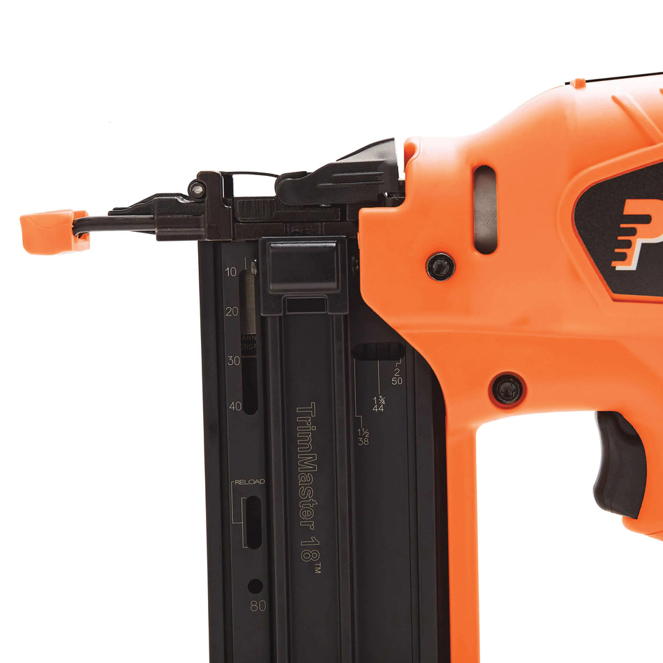 Paslode® 918000 Nailer, Tool/Kit: Tool, 100 Nail, 1 to 2 in L Nail, 2-Strip Magazine, Straight Magazine