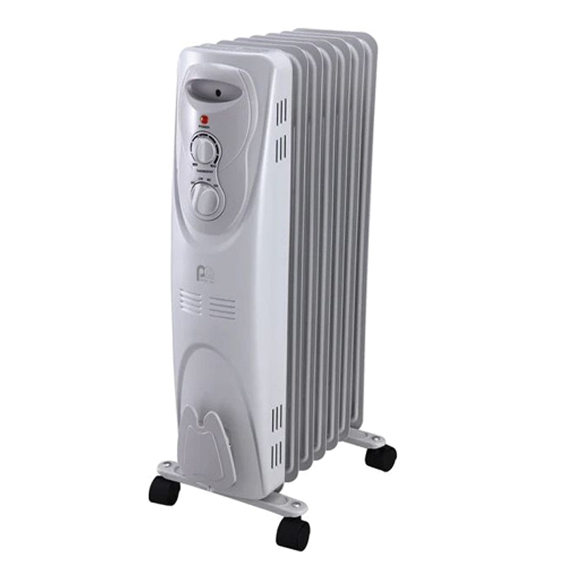 Perfect Aire 1PHL25M Oil-Filled Radiator Heater, 125 V, 600 W, 900 W, 1500 W