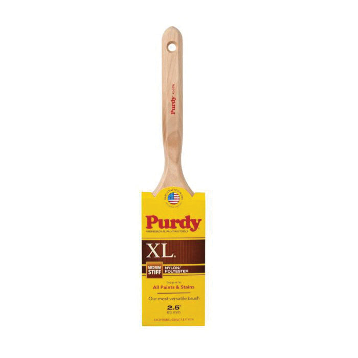 Purdy® XL® Bow™ 144064320 Paint Brush, 2 in W Brush, Medium Bristle, Nylon/Polyester Bristle, Hardwood Handle