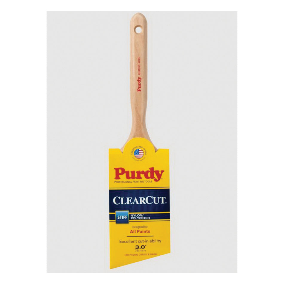 Purdy® Clearcut® Glide™ 144152120 Paint Brush, 2 in W Brush, Tynex Nylon/Orel Polyester-Blend Bristle, Hardwood Handle