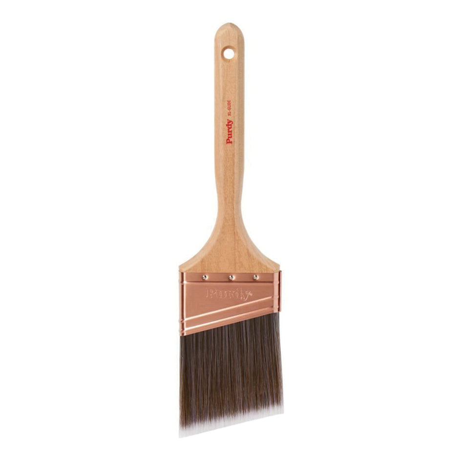 Purdy® XL® Glide™ 144152315 Paint Brush, 1-1/2 in W Brush, Medium Bristle, Nylon/Polyester Bristle, Hardwood Handle