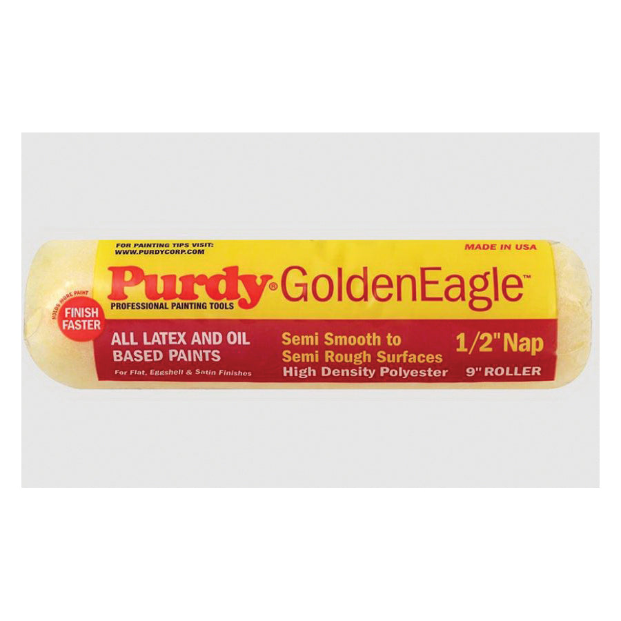 Purdy® GoldenEagle™ 144608094 Paint Roller, 9 in L, 3/4 in Thick Nap, High-Density Polyester Cover