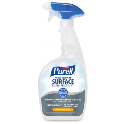 Purell® 334206 Professional Surface Disinfectant Spray, 32 fl-oz, Bottle, Liquid, Citrus, Ready-to-Use