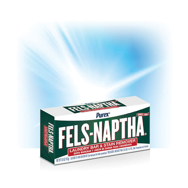 Purex® Fels-Naptha® 1975025 Laundry Bar Soap, Solid, 5.5 oz, Box