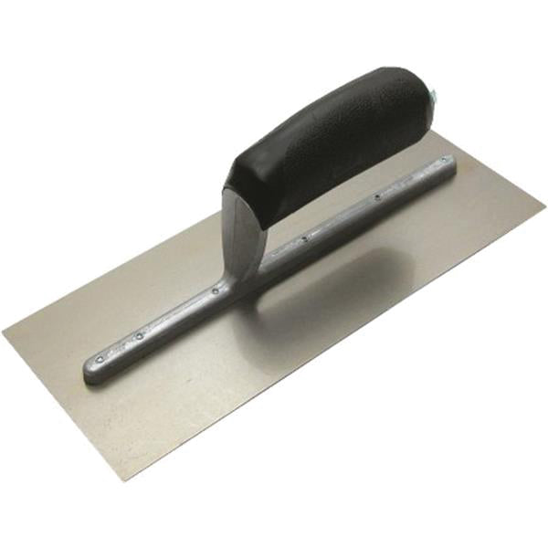 QLT® 912 Finishing Trowel, 4-1/2 in W Blade, 11 in L Blade, Carbon Steel Blade, Plastic Handle