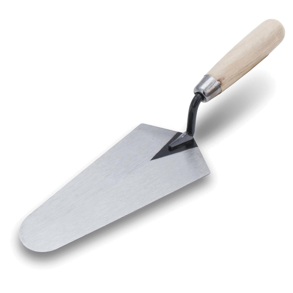 QLT® 924 Gauging Trowel, 3-3/8 in W Blade, 7 in L Blade, Wood Handle