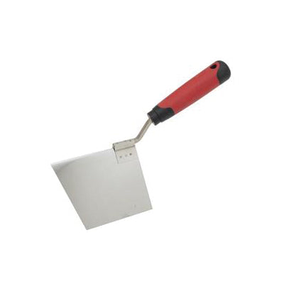 QLT® OS751 Corner Trowel, Stainless Steel Blade, Plastic Handle