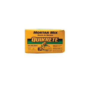 QUIKRETE® 110210 Mortar Mix, Solid, Gray to Gray Brown, 10 lb