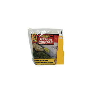 QUIKRETE® FastSet™ 1241-15 Repair Mortar, Granular, Brown/Gray, 3 lb Zip, Mix Pouch