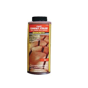 QUIKRETE® 1317-04 Cement Coloring Agent, Liquid, Terra Cotta, 10 oz Bottle